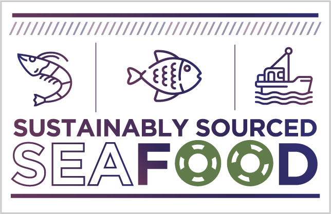 SUSTAINABLY SOURCED SEAFOOD
